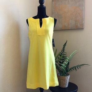 Yellow NY & Co Sleeveless Dress